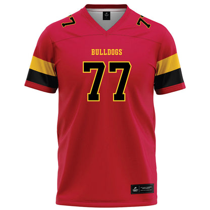 Ferris State - NCAA Football : Travis Miracle - Red Football Jersey-0