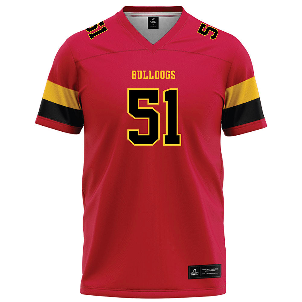 Ferris State - NCAA Football : D'Jaun Gilbert - Red Football Jersey-0