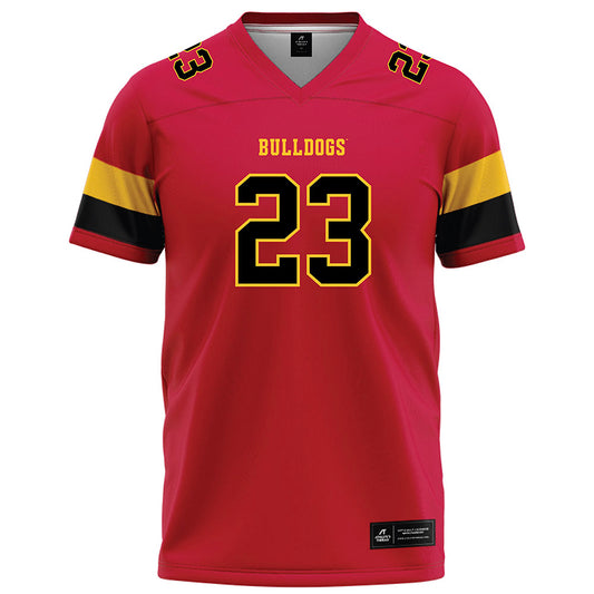 Ferris State - NCAA Football : James Robinson - Red Football Jersey-0