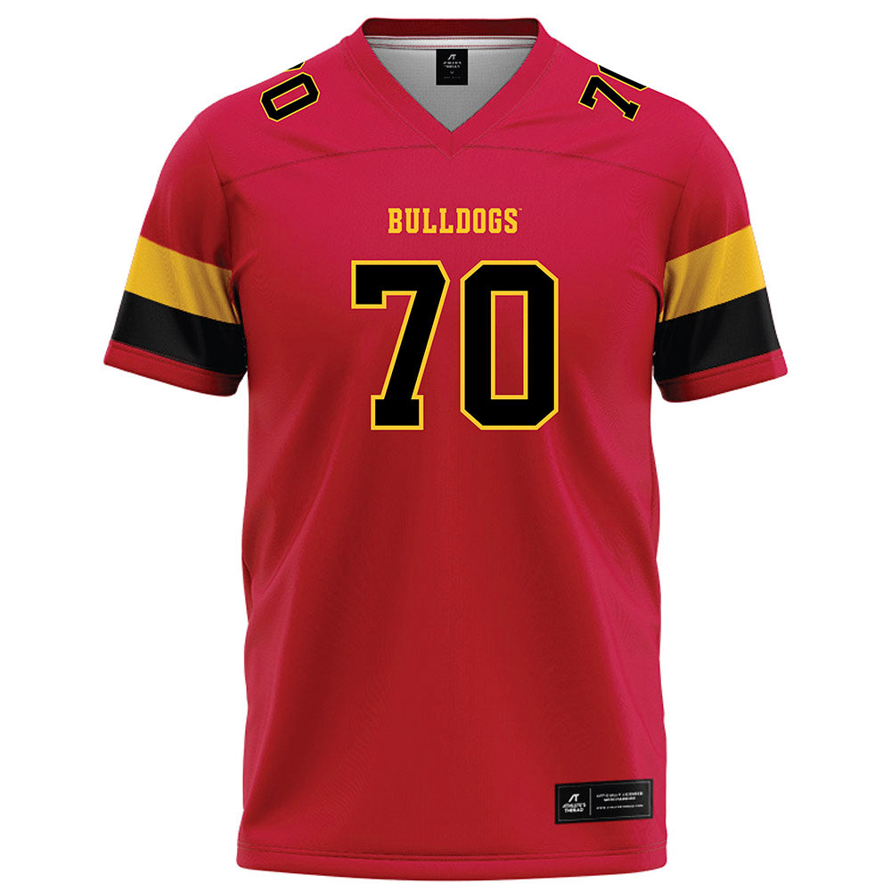 Ferris State - NCAA Football : Ryan Ross - Red Football Jersey-0