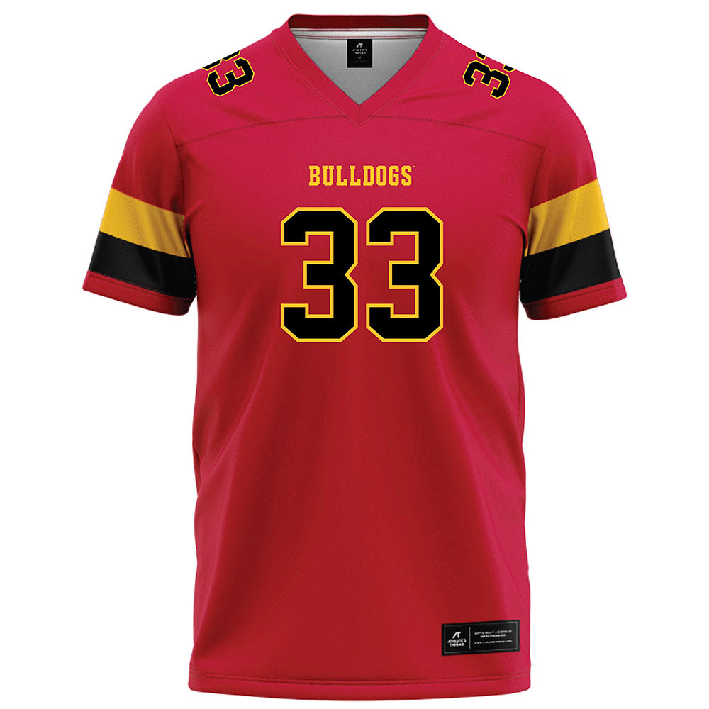 Ferris State - NCAA Football : Coties Gillen - Red Football Jersey-0