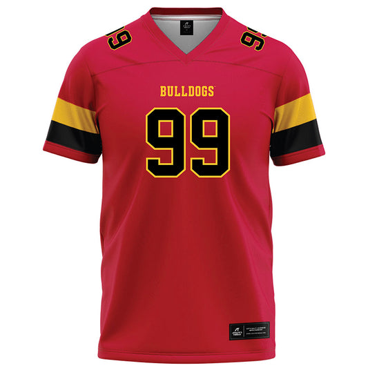 Ferris State - NCAA Football : markee jones - Red Football Jersey-0