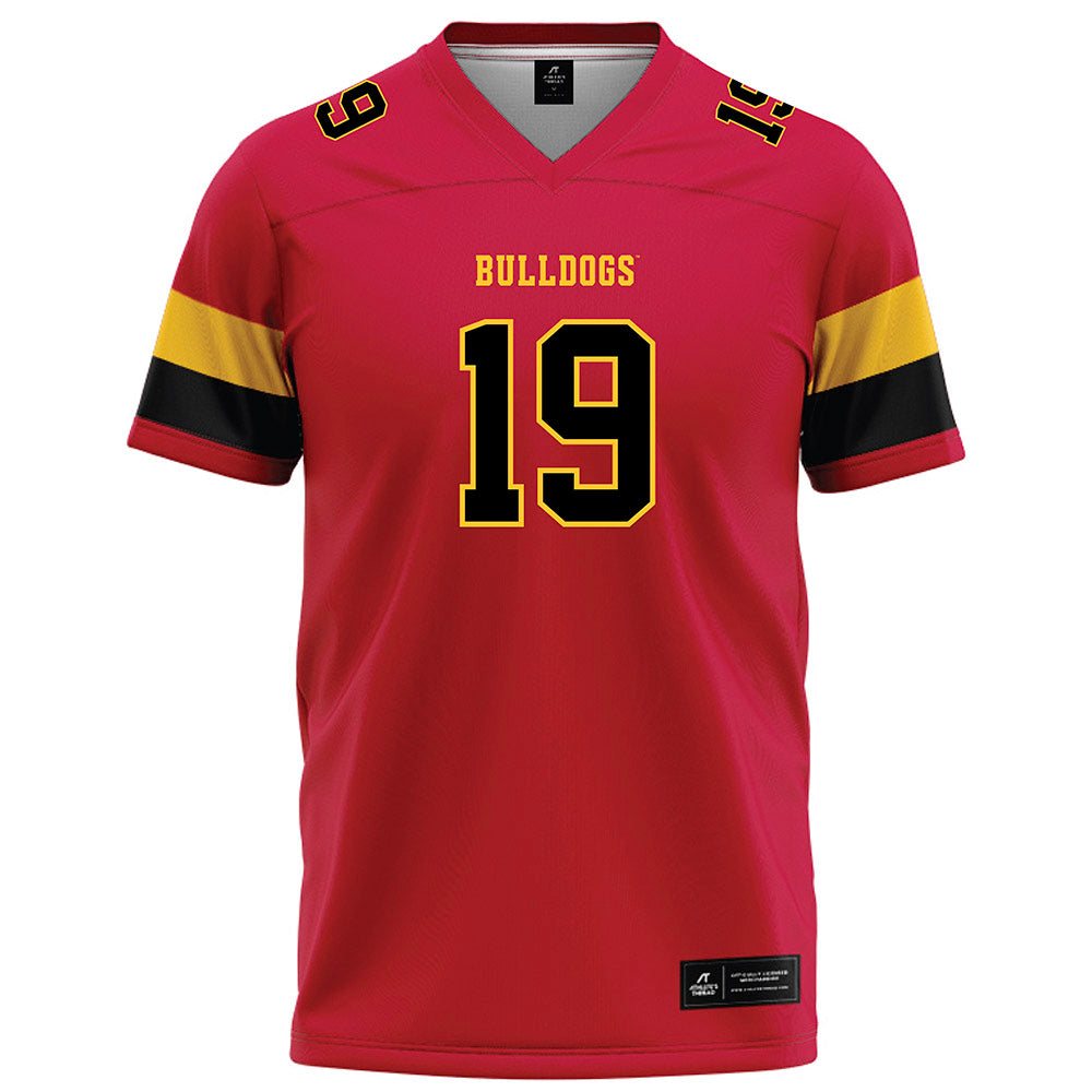 Ferris State - NCAA Football : Zay Byars - Red Football Jersey-0