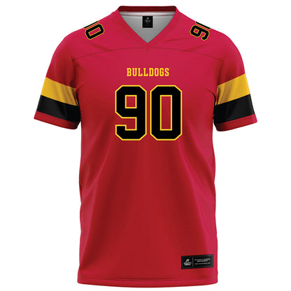 Ferris State - NCAA Football : Royce Daugherty - Red Football Jersey-0