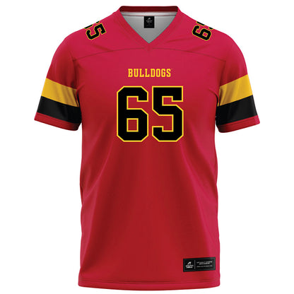 Ferris State - NCAA Football : Cory Pecynski - Red Football Jersey-0