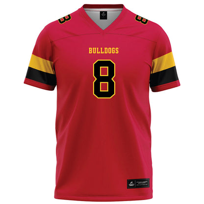 Ferris State - NCAA Football : Kade Friesen - Red Football Jersey-0
