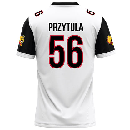 Ferris State - NCAA Football : Ben Przytula - White Football Jersey-1