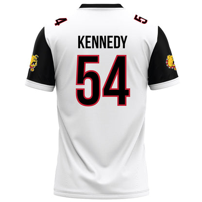 Ferris State - NCAA Football : Jshawn Kennedy - White Football Jersey-1