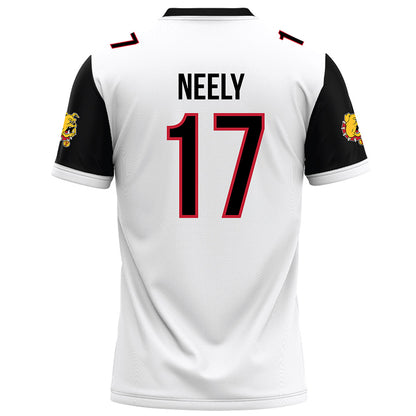 Ferris State - NCAA Football : Dakari Neely - White Football Jersey-1