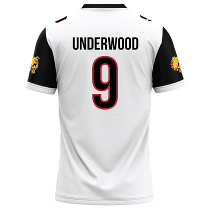 Ferris State - NCAA Football : Cam Underwood - White Football Jersey-1