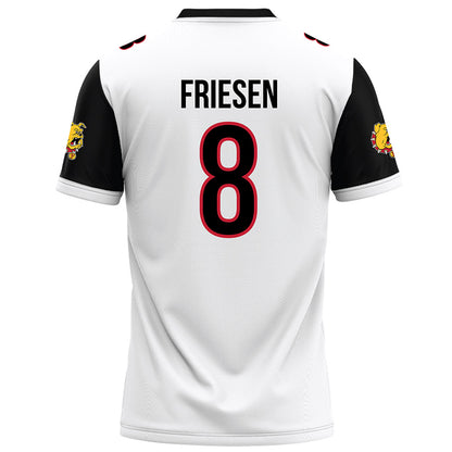Ferris State - NCAA Football : Kade Friesen - White Football Jersey-1