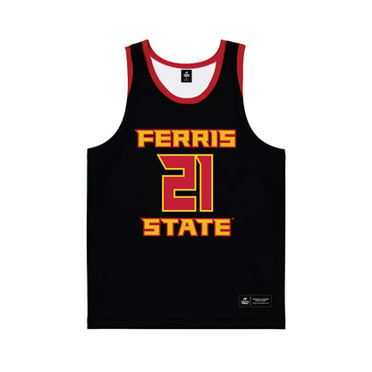 Ferris State - NCAA Men's Basketball : Ethan Erickson - Basketball Jersey