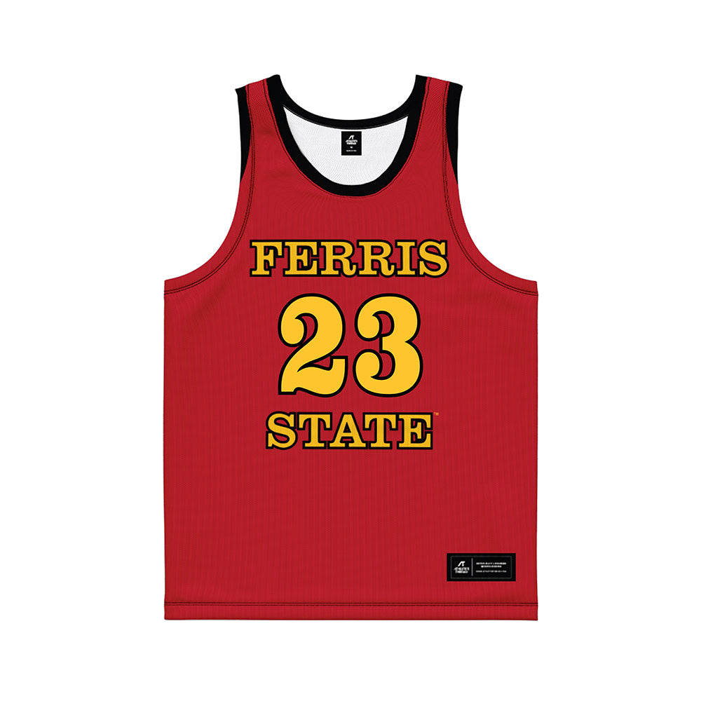 Ferris State - NCAA Men's Basketball : Deng Reng - Basketball Jersey