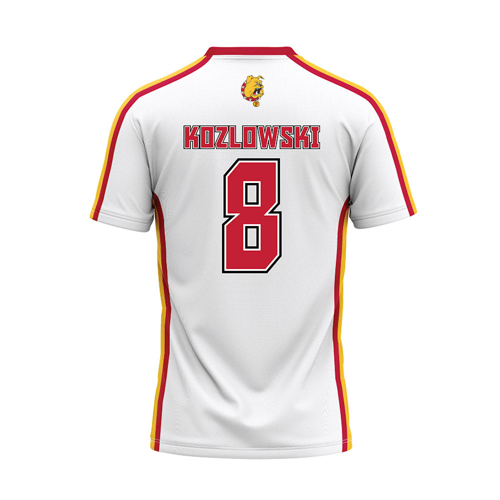 Ferris State - NCAA Softball : Alexis Kozlowski - White Baseball Jersey-1
