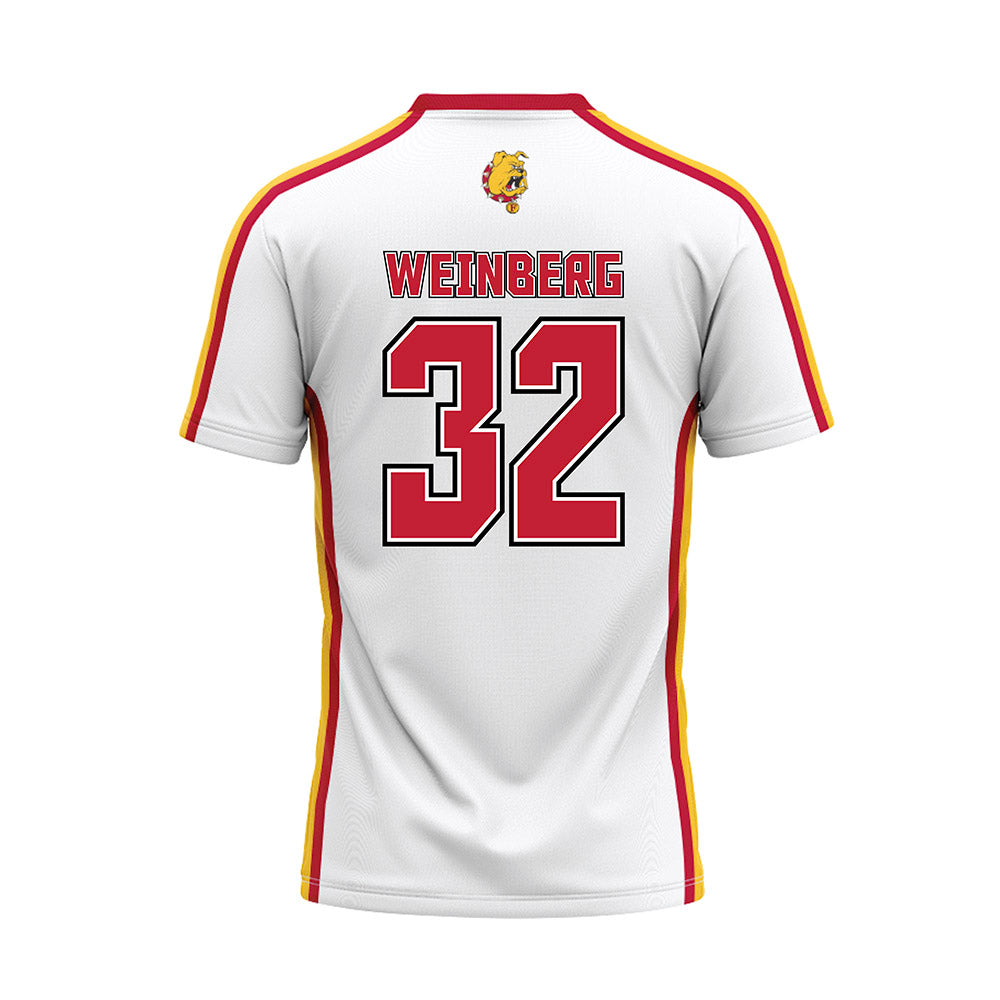 Ferris State - NCAA Softball : KILEY WEINBERG - White Baseball Jersey-1