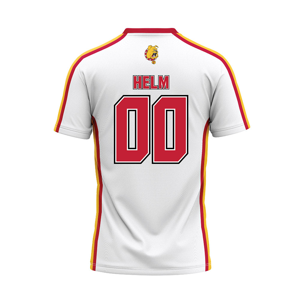 Ferris State - NCAA Softball : Sophia Helm - White Baseball Jersey-1