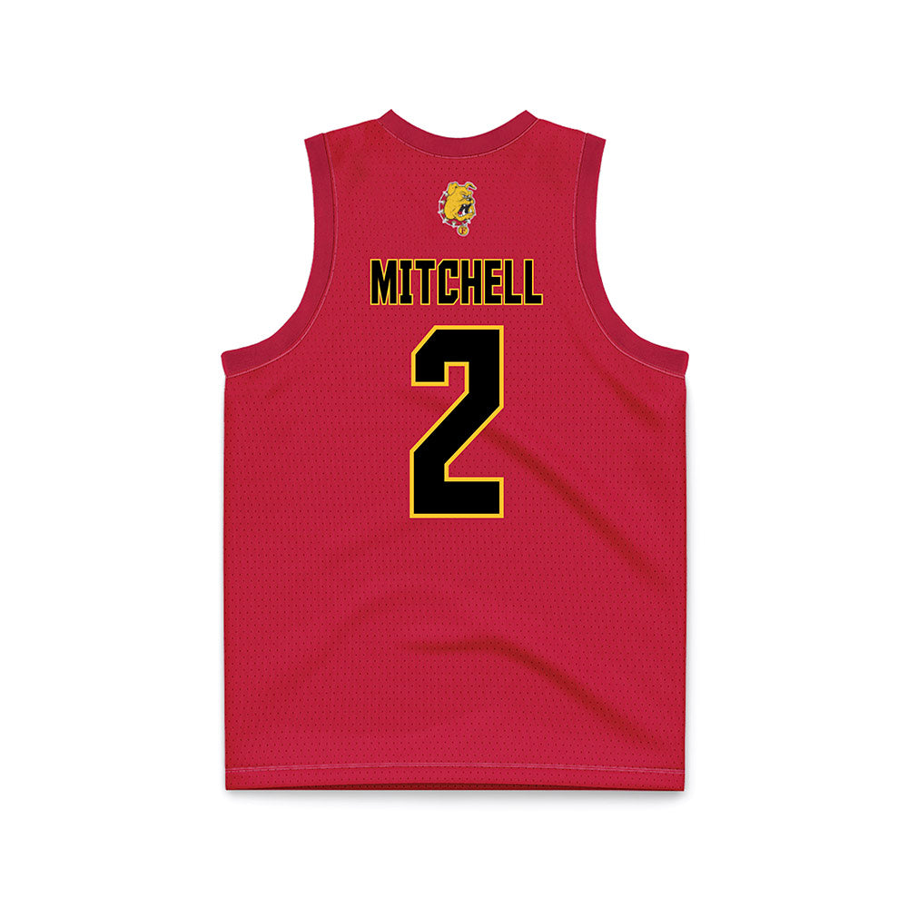  - NCAA Women's Basketball : Mara Mitchell - Red Basketball Jersey-1