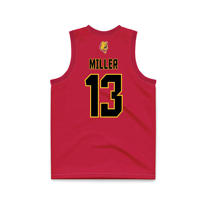 Ferris State - NCAA Women's Basketball : Charlotte Miller - Red Basketball Jersey-1