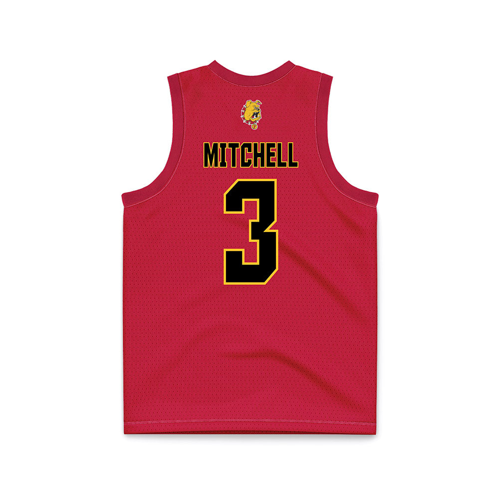 Ferris State - NCAA Women's Basketball : Mara Mitchell - Red Basketball Jersey-1