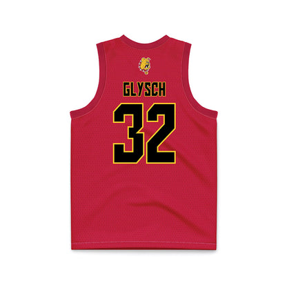 Ferris State - NCAA Women's Basketball : Melena Glysch - Red Basketball Jersey-1