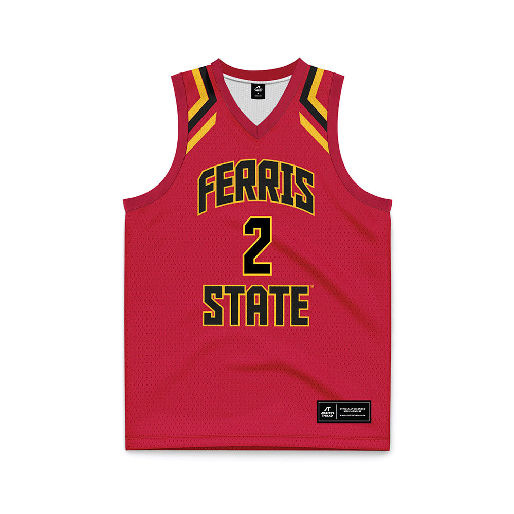  - NCAA Women's Basketball : Mara Mitchell - Red Basketball Jersey-0