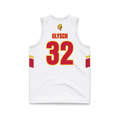 Ferris State - NCAA Women's Basketball : Melena Glysch - White Basketball Jersey-1
