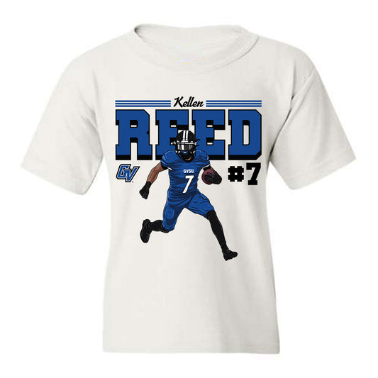 Grand Valley - NCAA Football : Kellen Reed - Youth T-Shirt Individual Caricature