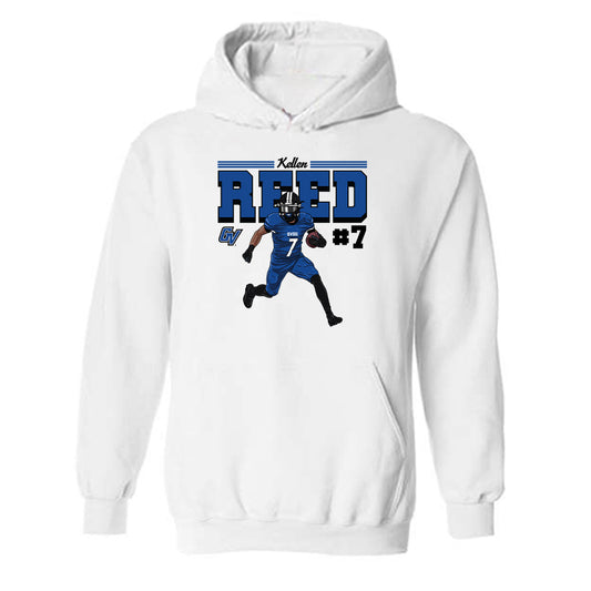 Grand Valley - NCAA Football : Kellen Reed - Hooded Sweatshirt Individual Caricature
