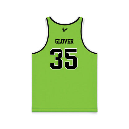 USF - NCAA Men's Basketball : Taj Glover - Slime Basketball Jersey