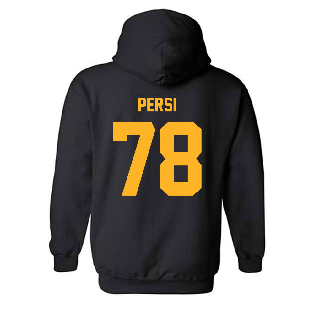 Pittsburgh - NCAA Football : Jeff Persi - Classic Fashion Shersey Hooded Sweatshirt-1