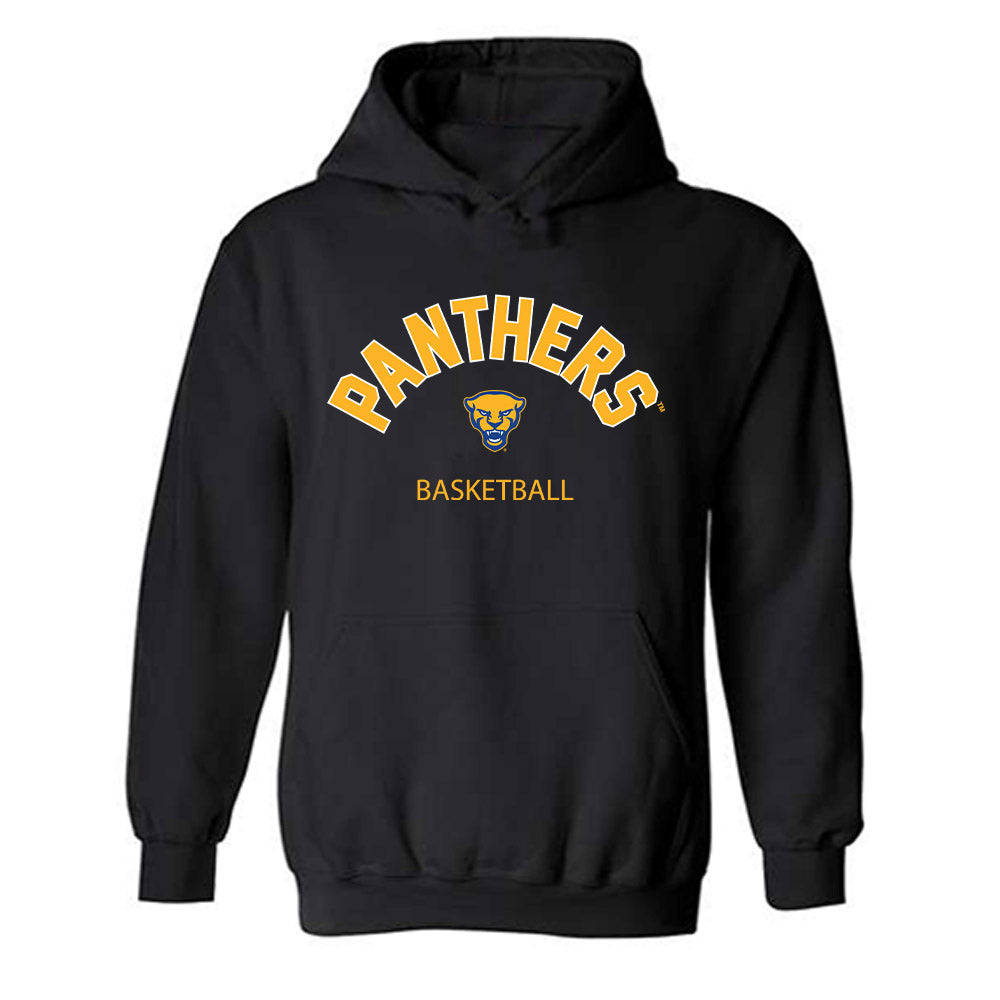 Pittsburgh - NCAA Men's Basketball : Macari Moore - Classic Fashion Shersey Hooded Sweatshirt-0