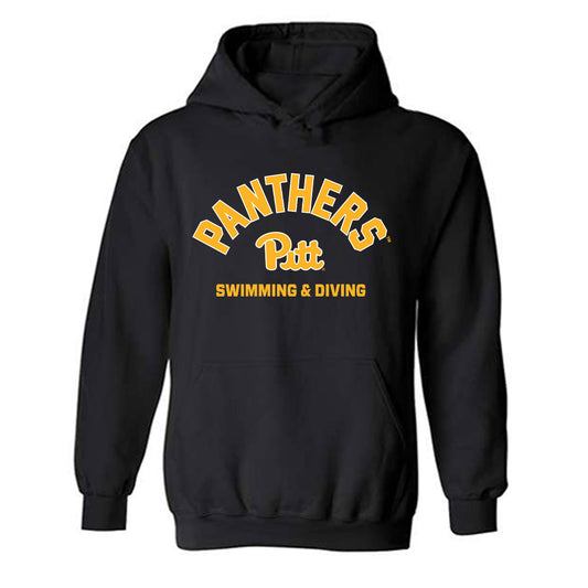 Pittsburgh - NCAA Men's Swimming & Diving : Eric Camden - Hooded Sweatshirt Classic Fashion Shersey