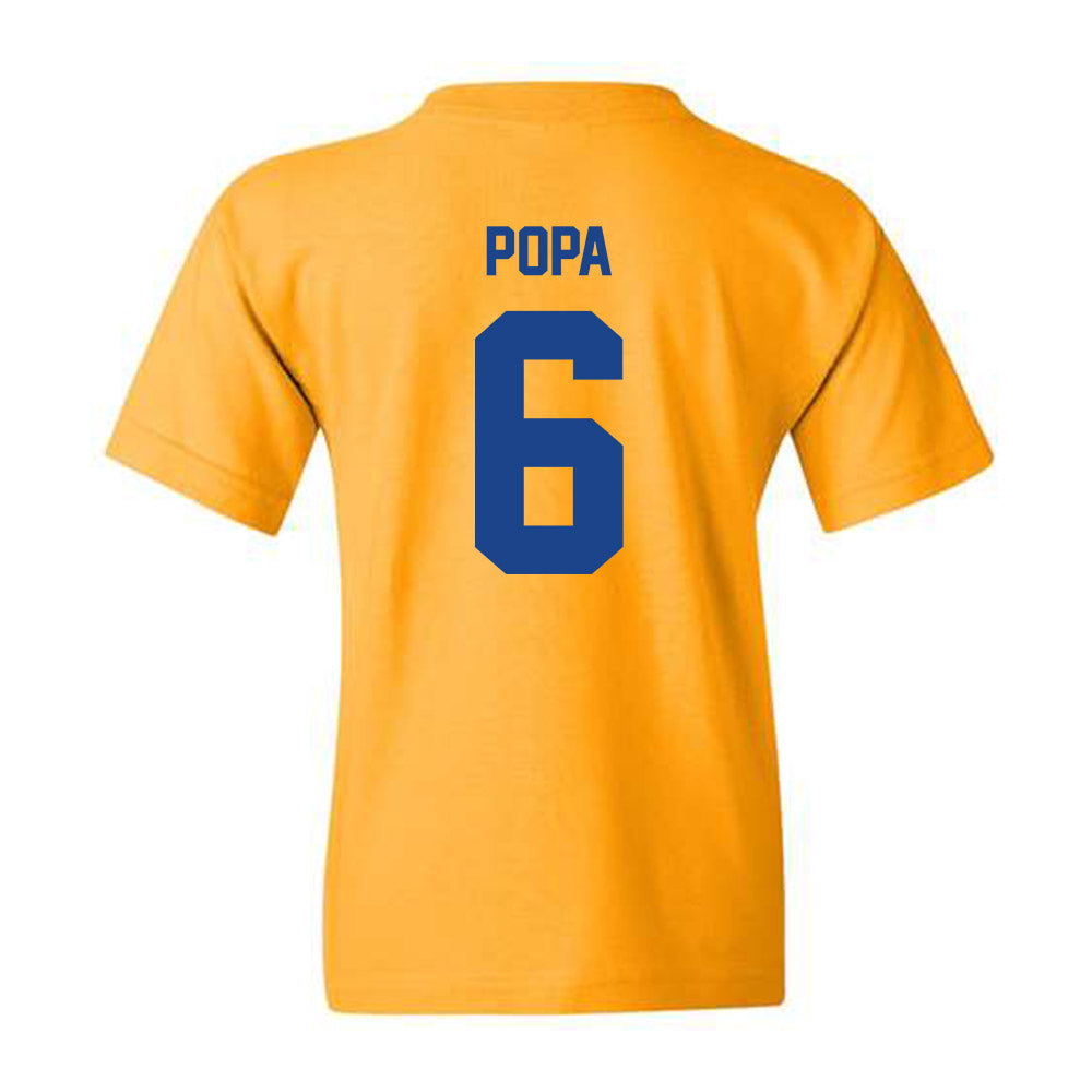 Pittsburgh - NCAA Baseball : Dom Popa - Classic Shersey Youth T-Shirt