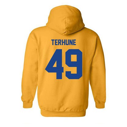 Pittsburgh - NCAA Baseball : Isaac Terhune - Classic Shersey Hooded Sweatshirt-1