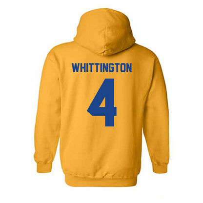 Pittsburgh - NCAA Football : Jahsear Whittington - Classic Shersey Hooded Sweatshirt-1