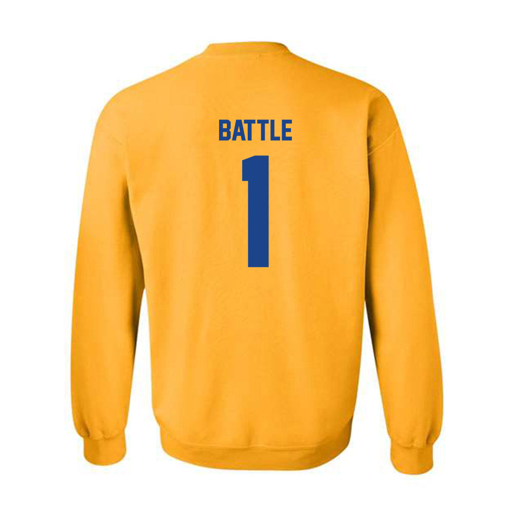 Pittsburgh - NCAA Women's Basketball : Aaryn Battle - Classic Shersey Crewneck Sweatshirt