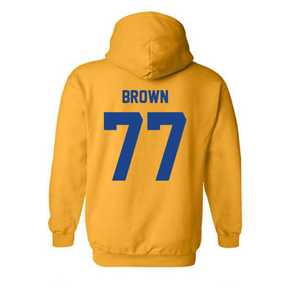 Pittsburgh - NCAA Football : Jackson Brown - Classic Shersey Hooded Sweatshirt