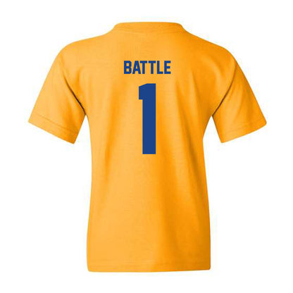 Pittsburgh - NCAA Women's Basketball : Aaryn Battle - Youth T-Shirt Classic Fashion Shersey