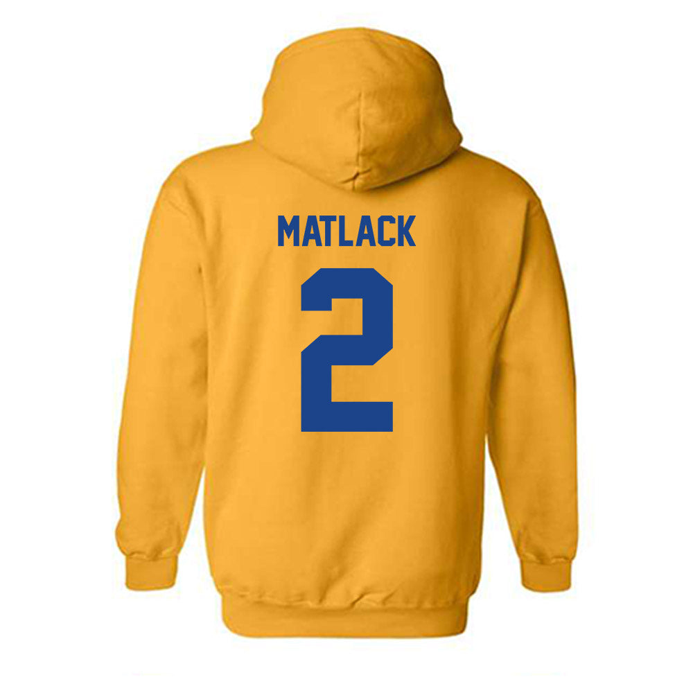 Pittsburgh - NCAA Football : Nate Matlack - Classic Shersey Hooded Sweatshirt