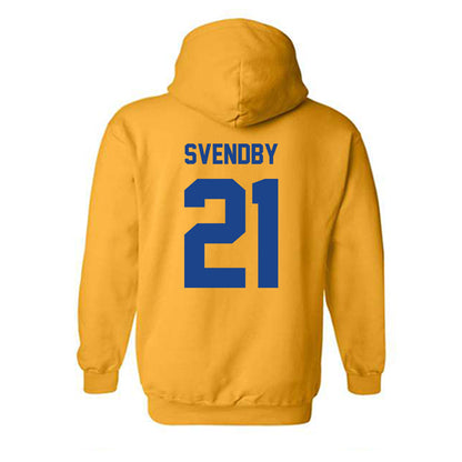 Pittsburgh - NCAA Men's Soccer : Casper Svendby - Classic Shersey Hooded Sweatshirt-1