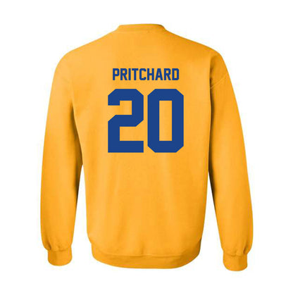 Pittsburgh - NCAA Football : Davion Pritchard - Classic Shersey Crewneck Sweatshirt-1
