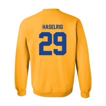 Pittsburgh - NCAA Football : Benny Haselrig - Classic Shersey Crewneck Sweatshirt