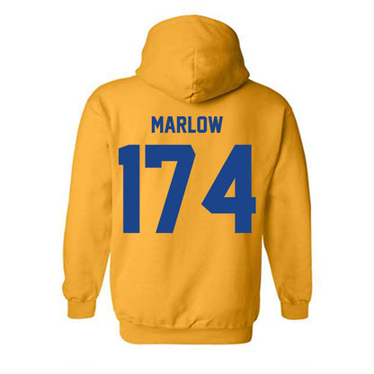 Pittsburgh - NCAA Wrestling : Bode Marlow - Classic Shersey Hooded Sweatshirt-1