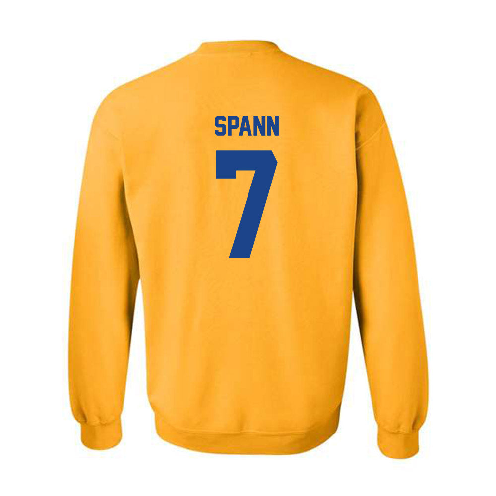 Pittsburgh - NCAA Football : Deuce Spann - Classic Shersey Crewneck Sweatshirt-1