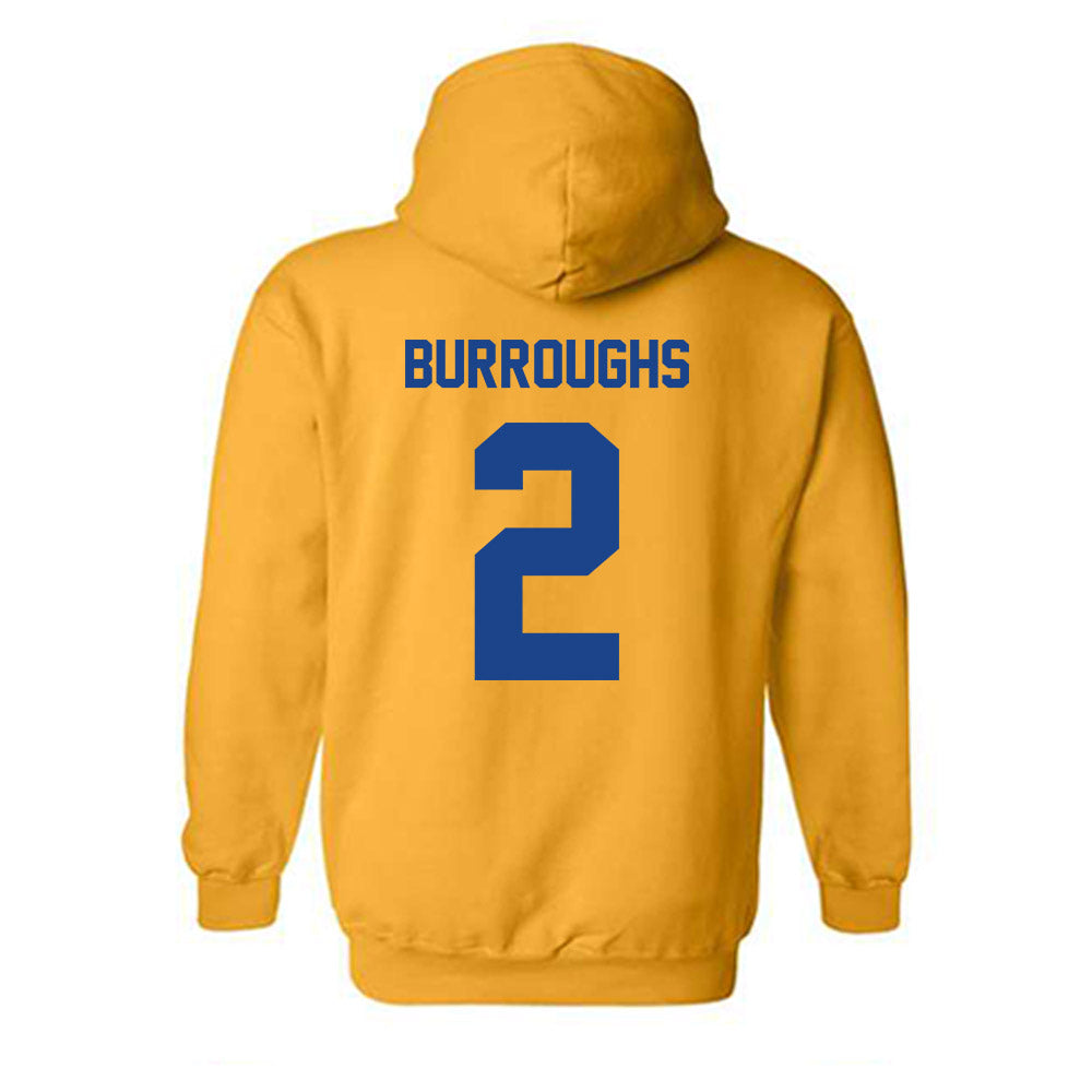 Pittsburgh - NCAA Baseball : Keeton Burroughs - Classic Shersey Hooded Sweatshirt-1