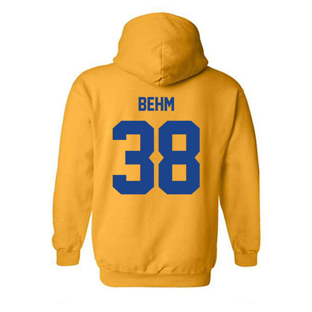 Pittsburgh - NCAA Baseball : Nolan Behm - Classic Shersey Hooded Sweatshirt-1