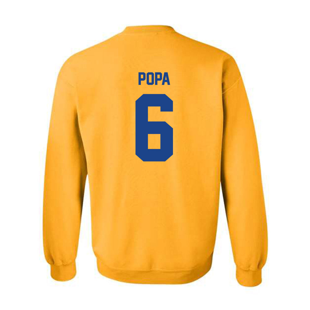 Pittsburgh - NCAA Baseball : Dom Popa - Classic Shersey Crewneck Sweatshirt