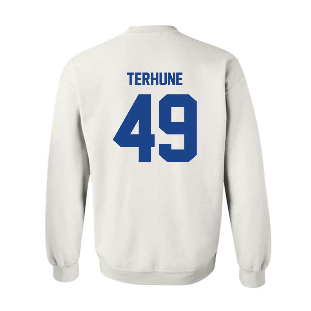 Pittsburgh - NCAA Baseball : Isaac Terhune - Classic Fashion Shersey Crewneck Sweatshirt-1