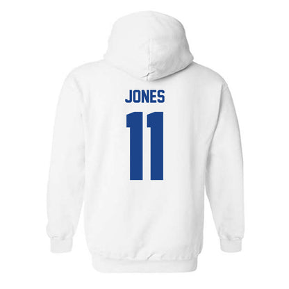 Pittsburgh - NCAA Women's Basketball : Angel Jones - Classic Fashion Shersey Hooded Sweatshirt-1