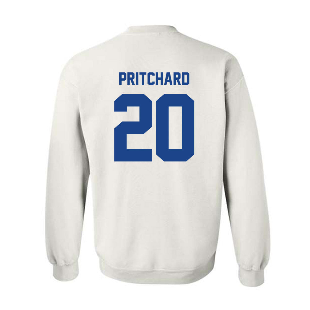 Pittsburgh - NCAA Football : Davion Pritchard - Classic Fashion Shersey Crewneck Sweatshirt-1